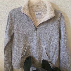 Hollister Quarter Zip with Fleece
